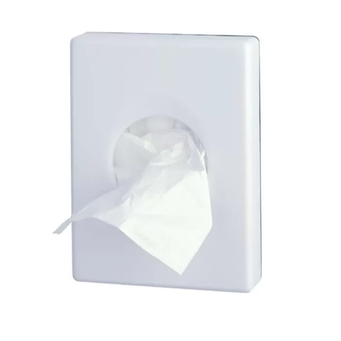 DISPENSER PER SACCHETTI IGIENICI PLASTIFICATI IN ABS BIANCO MEDIAL - immagine 1