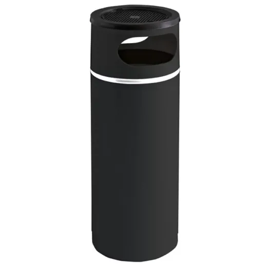 POSACENERE GETTACARTE CENERE PLAST NERO DA 25 LT MEDIAL - immagine 1