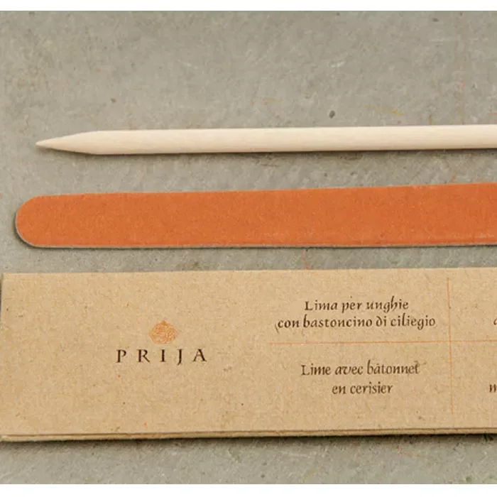 LIMA UNGHIE CON BASTONCINO DI CILIEGIO IN ASTUCCIO DI CARTONE PRIJA CF 250PZ - immagine 1