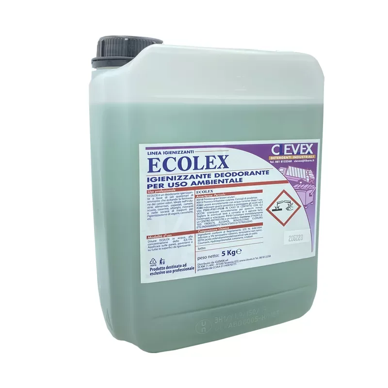 ECOLEX DEODORANTE SANITIZZANTE CRT. DA 4 TANICHE DA 5 KG - immagine 1