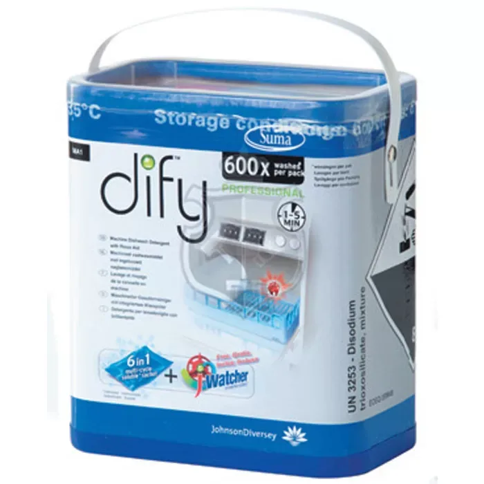 DETERGENTE PASTIGLIE SUMA DIFY CRT DA 40 PZ DA 0,075KG DIVERSY - immagine 1