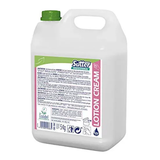 SAPONE LAVAMANI LIQUIDO LOTION CREAM ECOLABEL CRT. DA 4 TANICHE DA 5 KG SUTTER - immagine 1