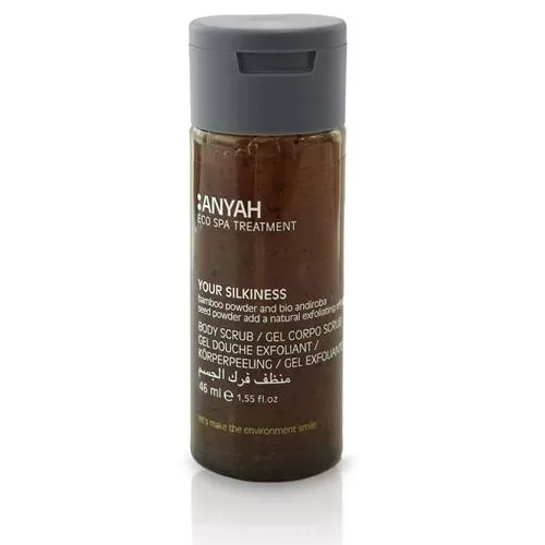 FLACONE GEL CORPO SCRUB ESFOLIANTE 46 ML CRT. DA 216PZ ANYAH - immagine 1