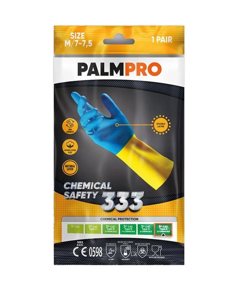GUANTO FELPATI BICOLORE PALMPRO 333 MIS.XL ICOGUANTI - immagine 1